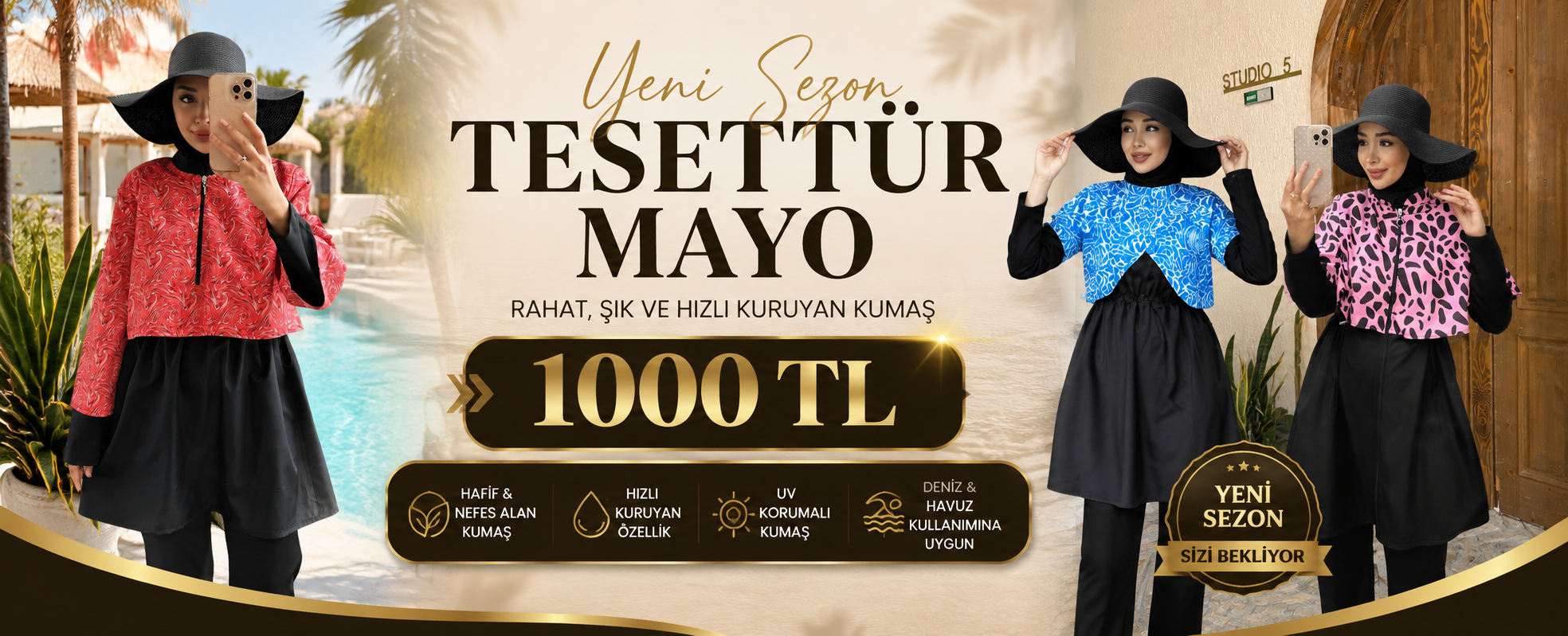 Yeni Sezon Tesettür Mayo